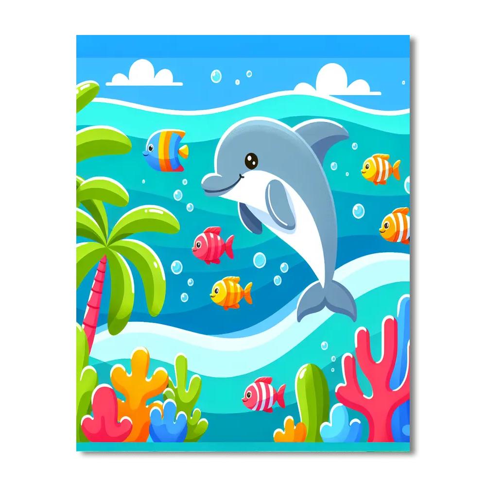 Vibrant Ocean Explorer Number Painting