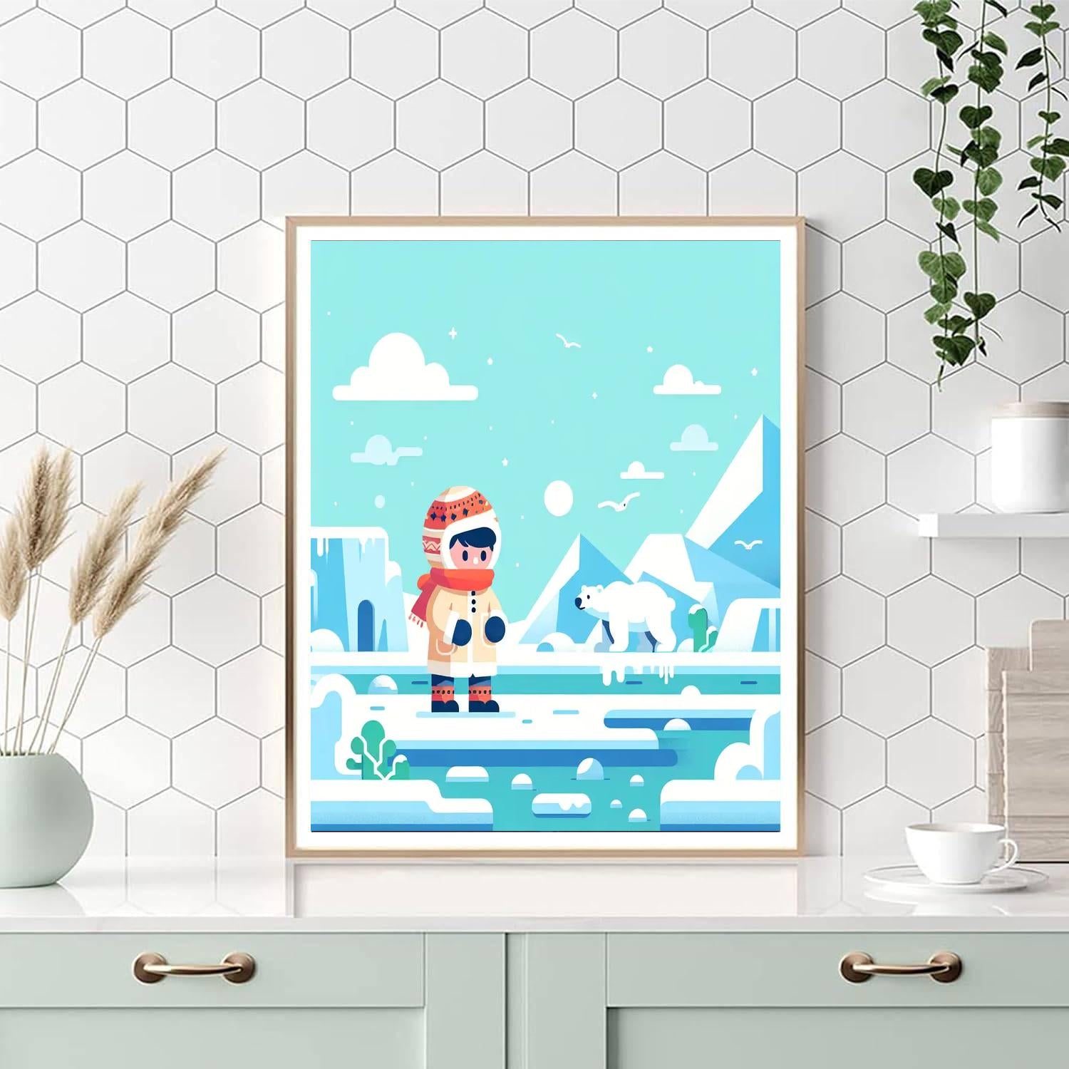 Arctic Discovery Voyage Painting Number Kit