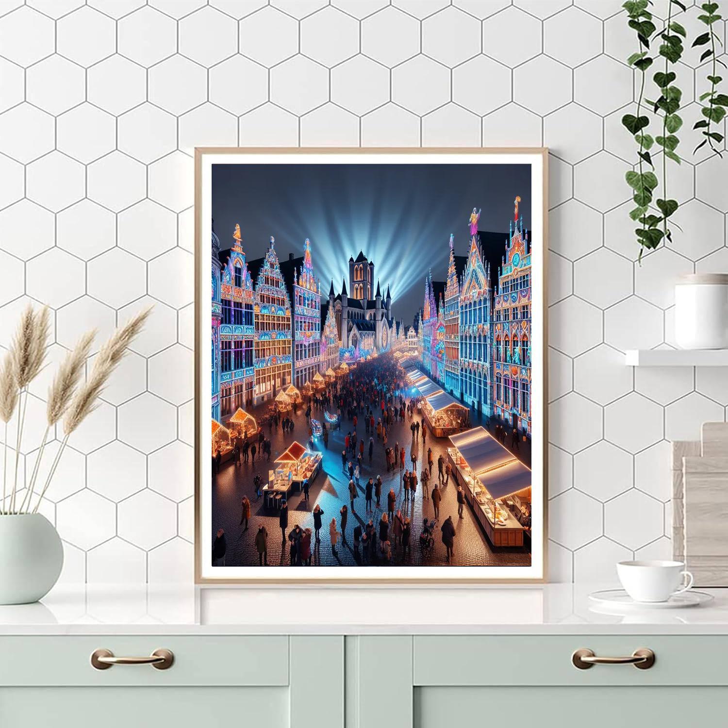 Light Festival - Belgium Paint By Color