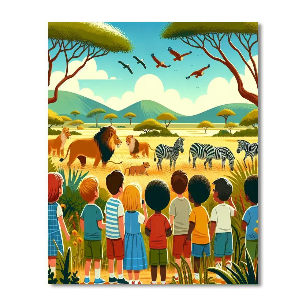 Wildlife Expedition DIY Paint By Numbers
