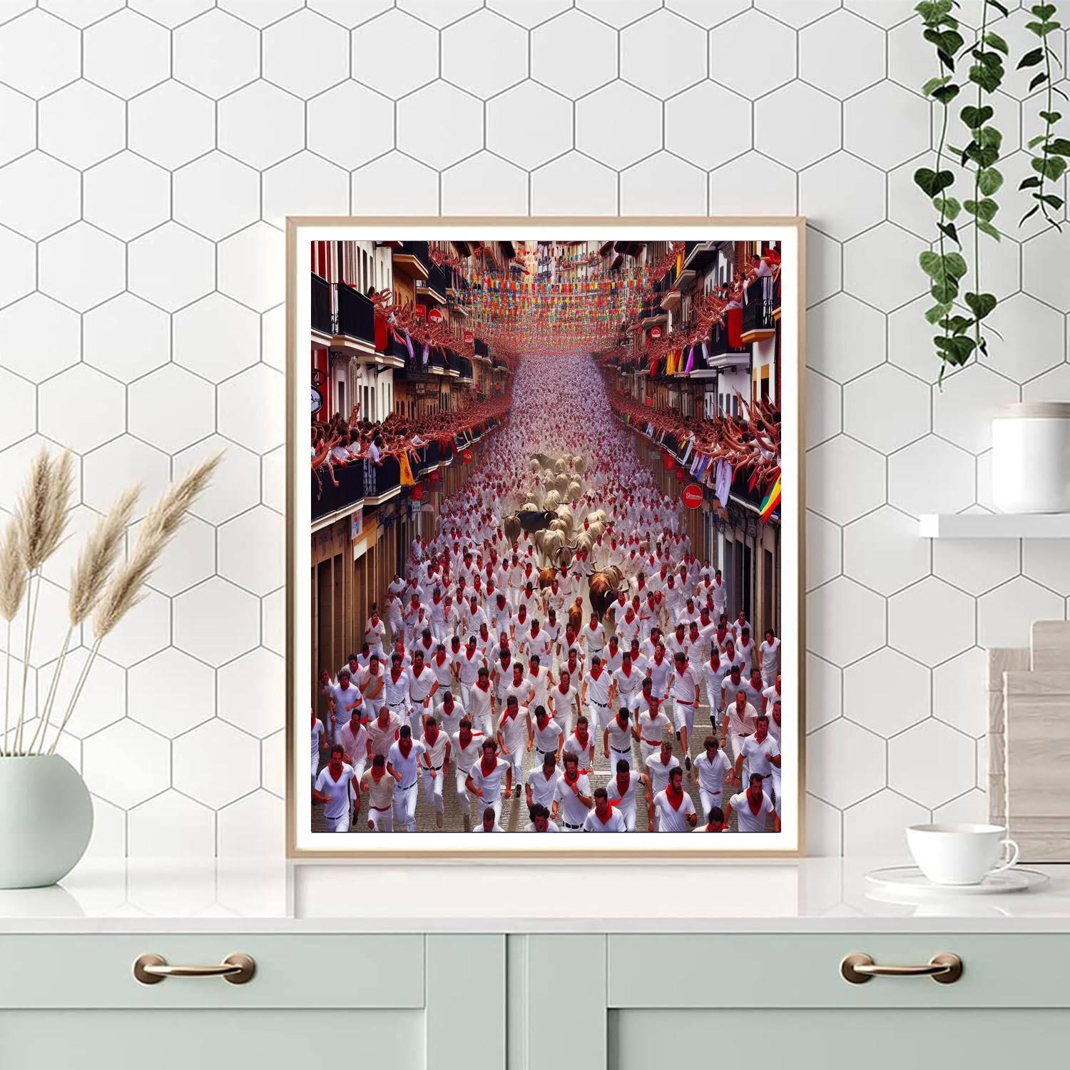 Fiesta De San Fermín Paint By Number