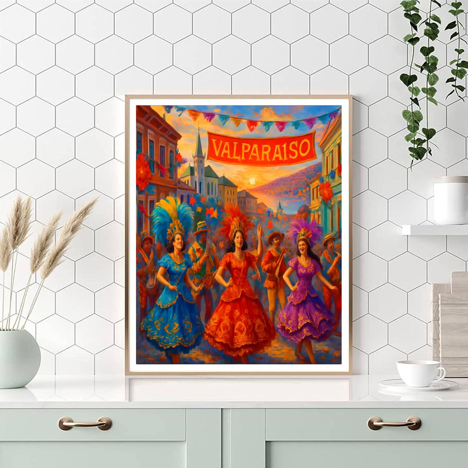 Valparaíso Carnival Numbered Painting Kits