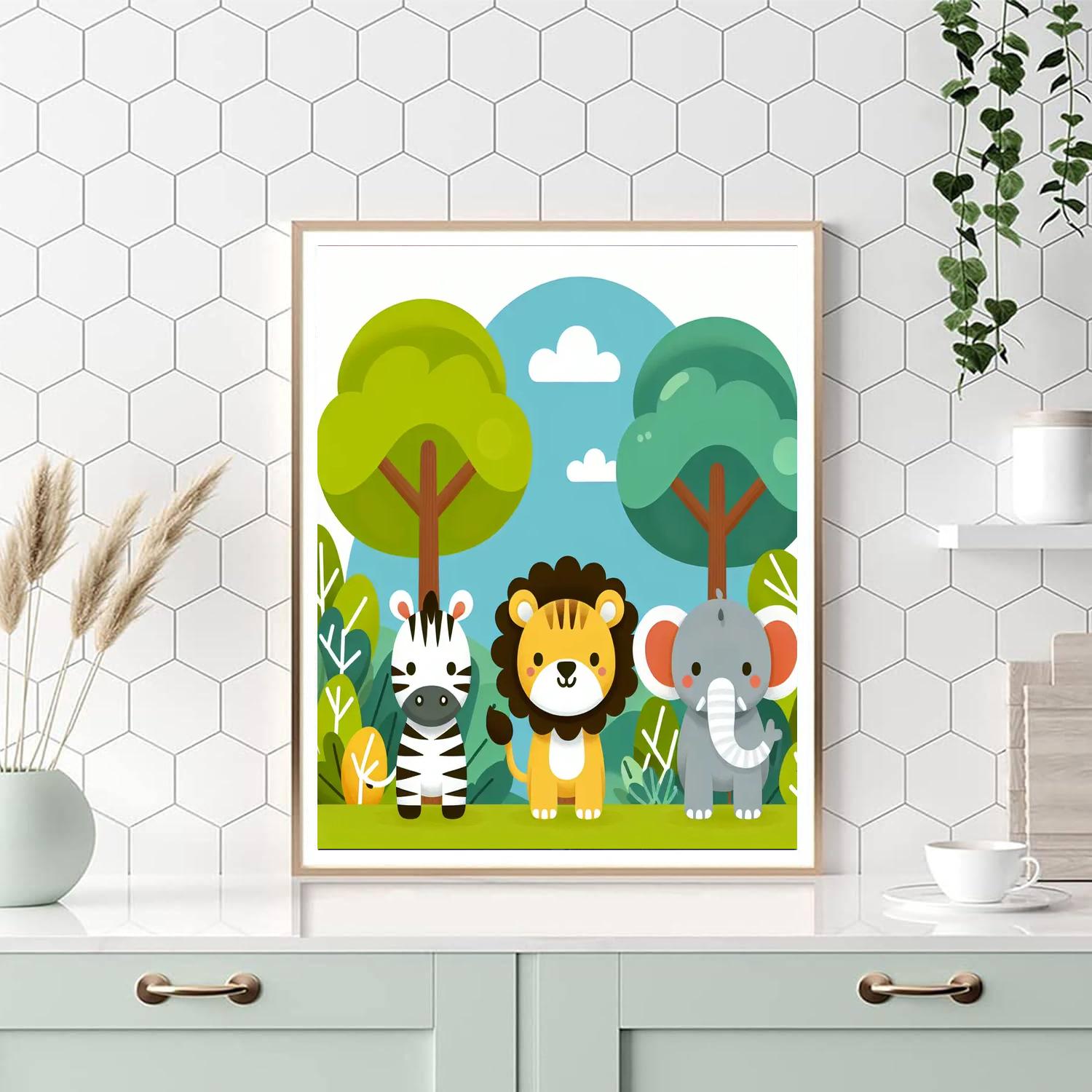 Jungle Safari Explorer DIY Paint By Numbers