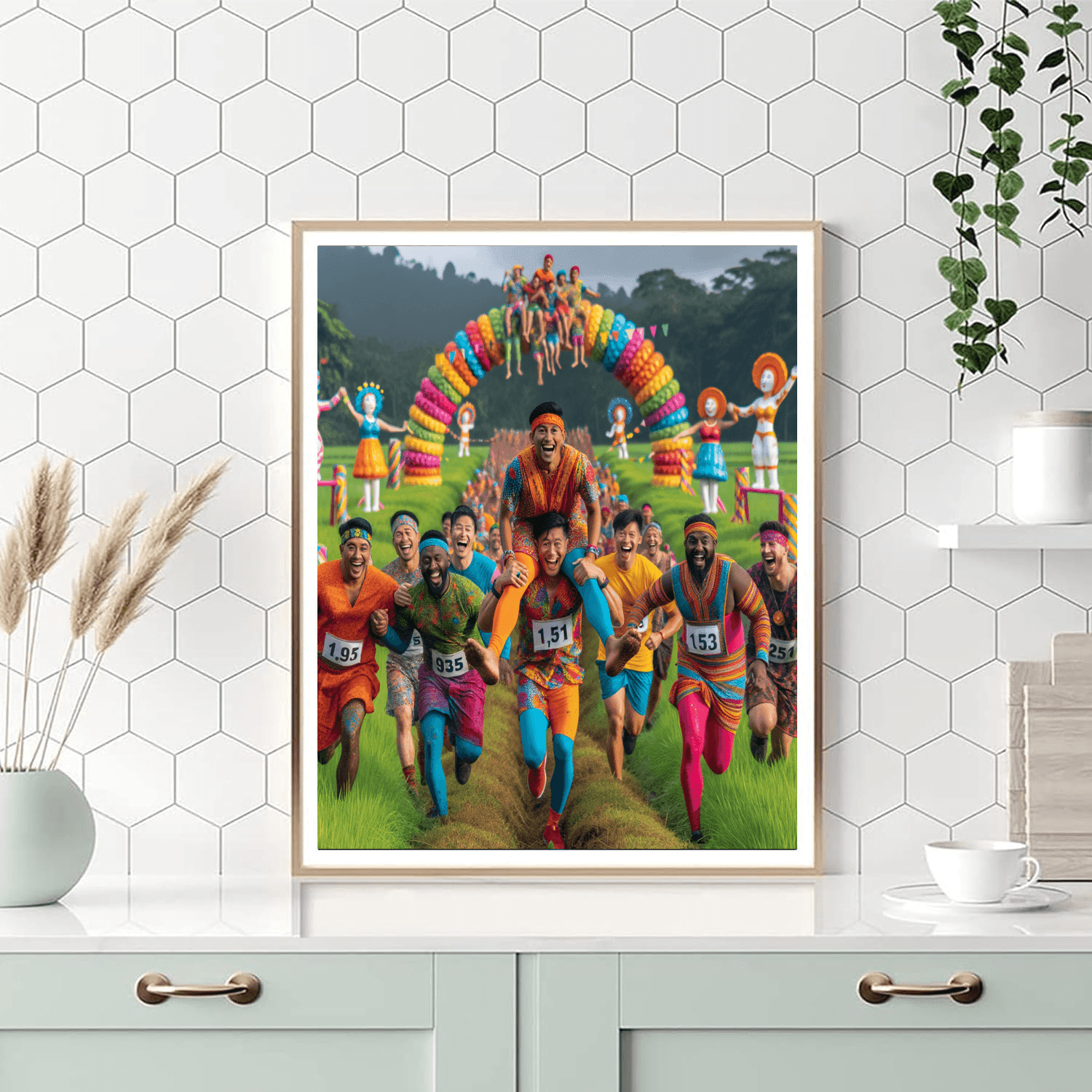 Wife Carrying Championship - Sonkajärvi, Finland Paint By Number