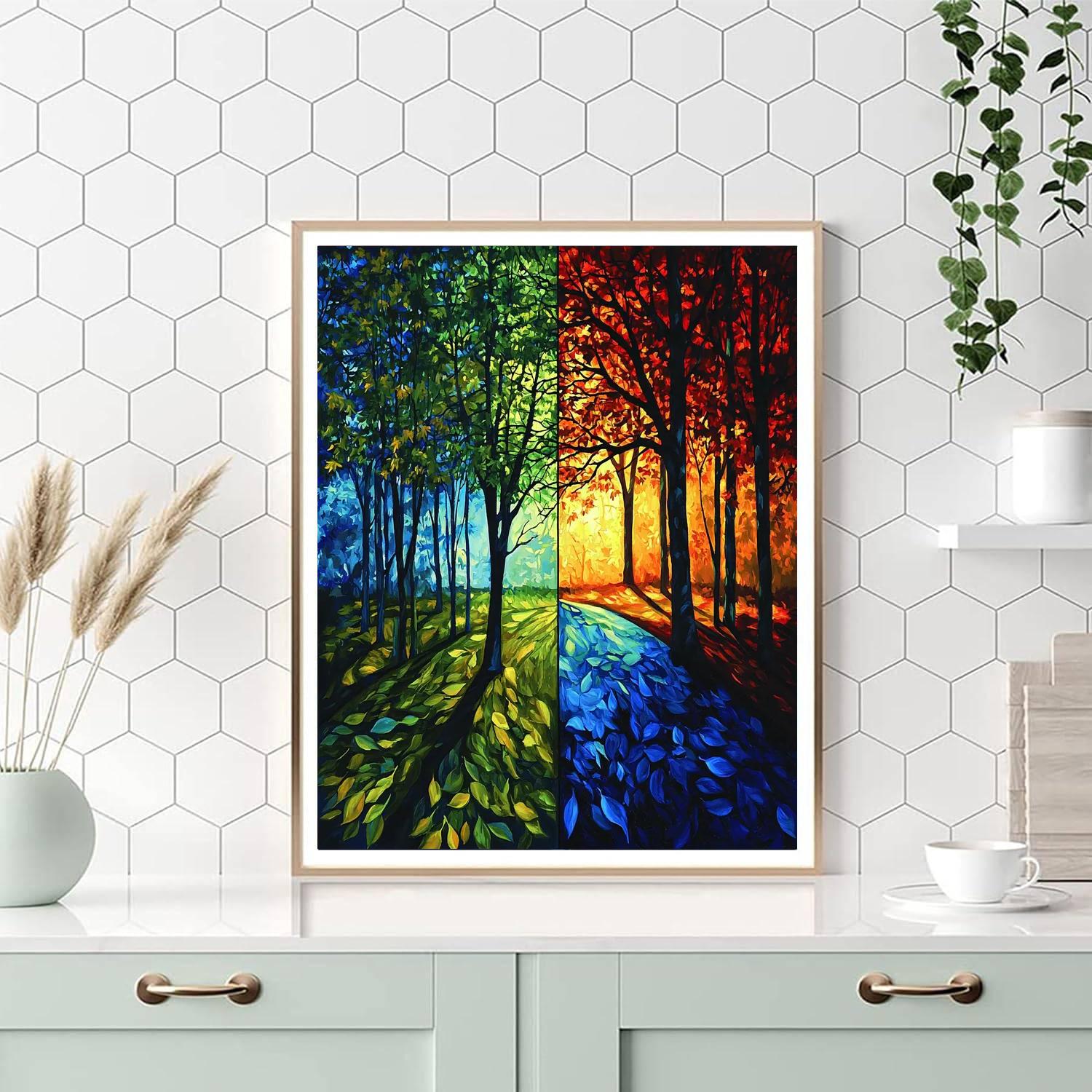 Caravaggio Inspired Shadowplay Of Seasons  DIY Paint By Numbers