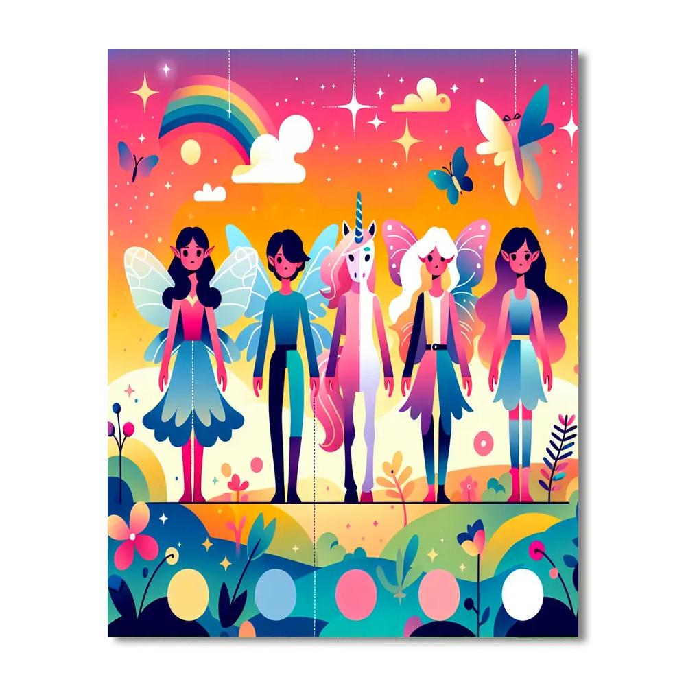 Fantasy Land Of Enchantment Paint By Number