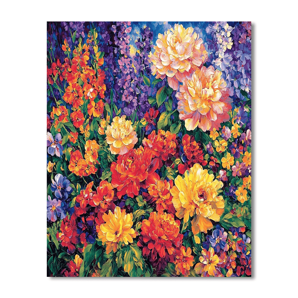 Pierre-Auguste Renoir Inspired Blooming Floral Harmony  Paint By Numbers Kits