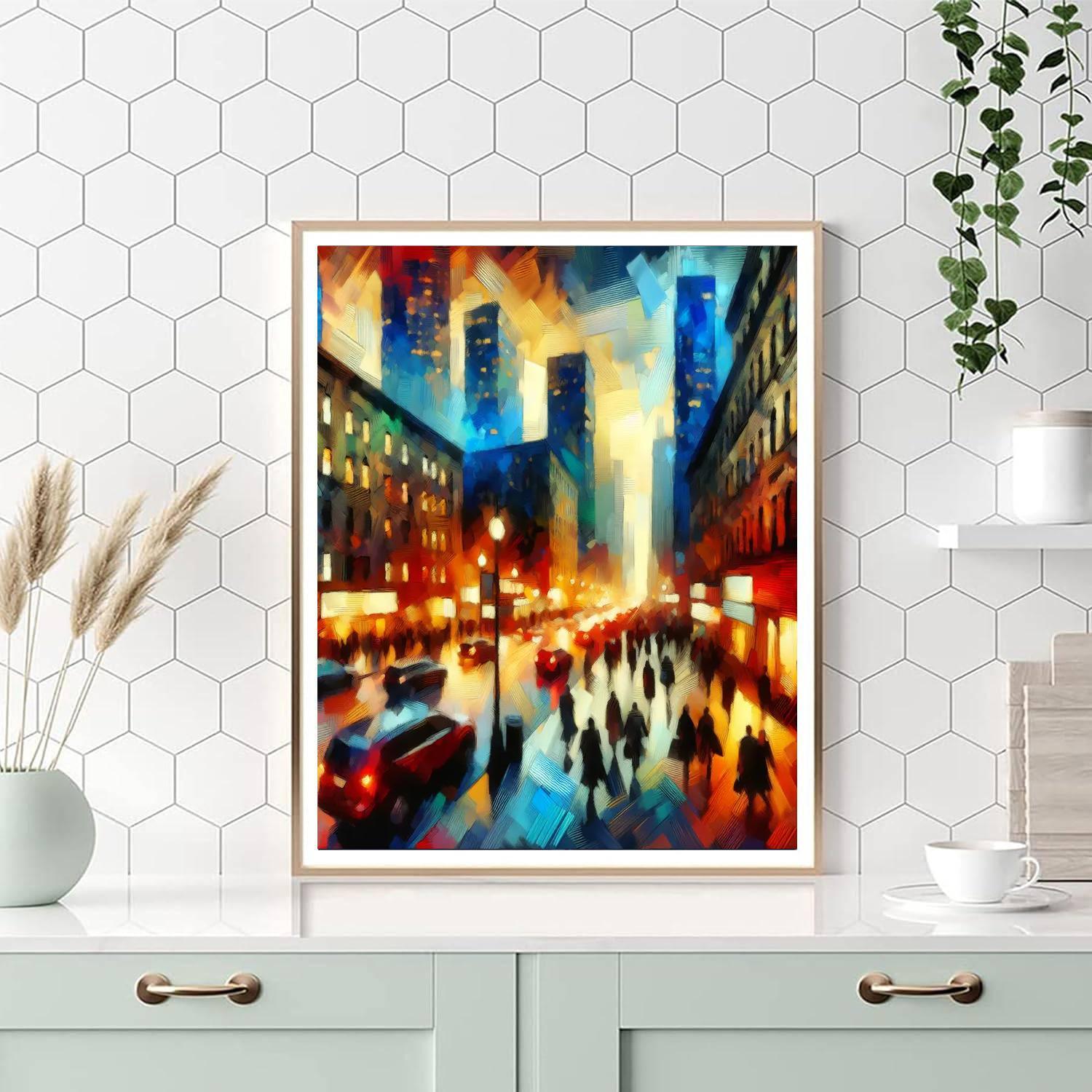 Urban Jazz Rhythm Painting Number Kit