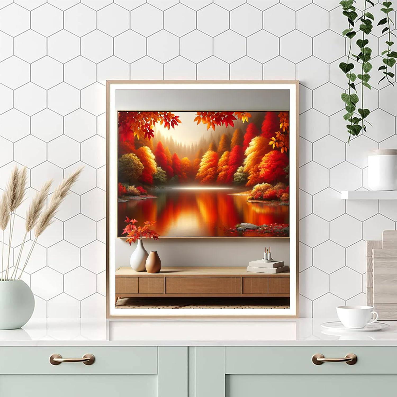 Enchanting Autumn Escape Numbered Painting Kits