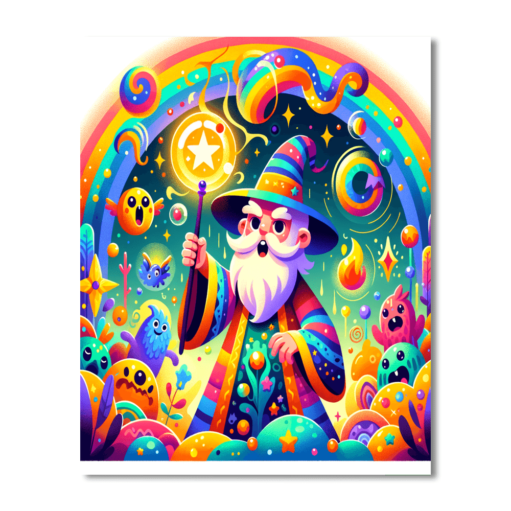 Wonderous Wizard Paint By Number