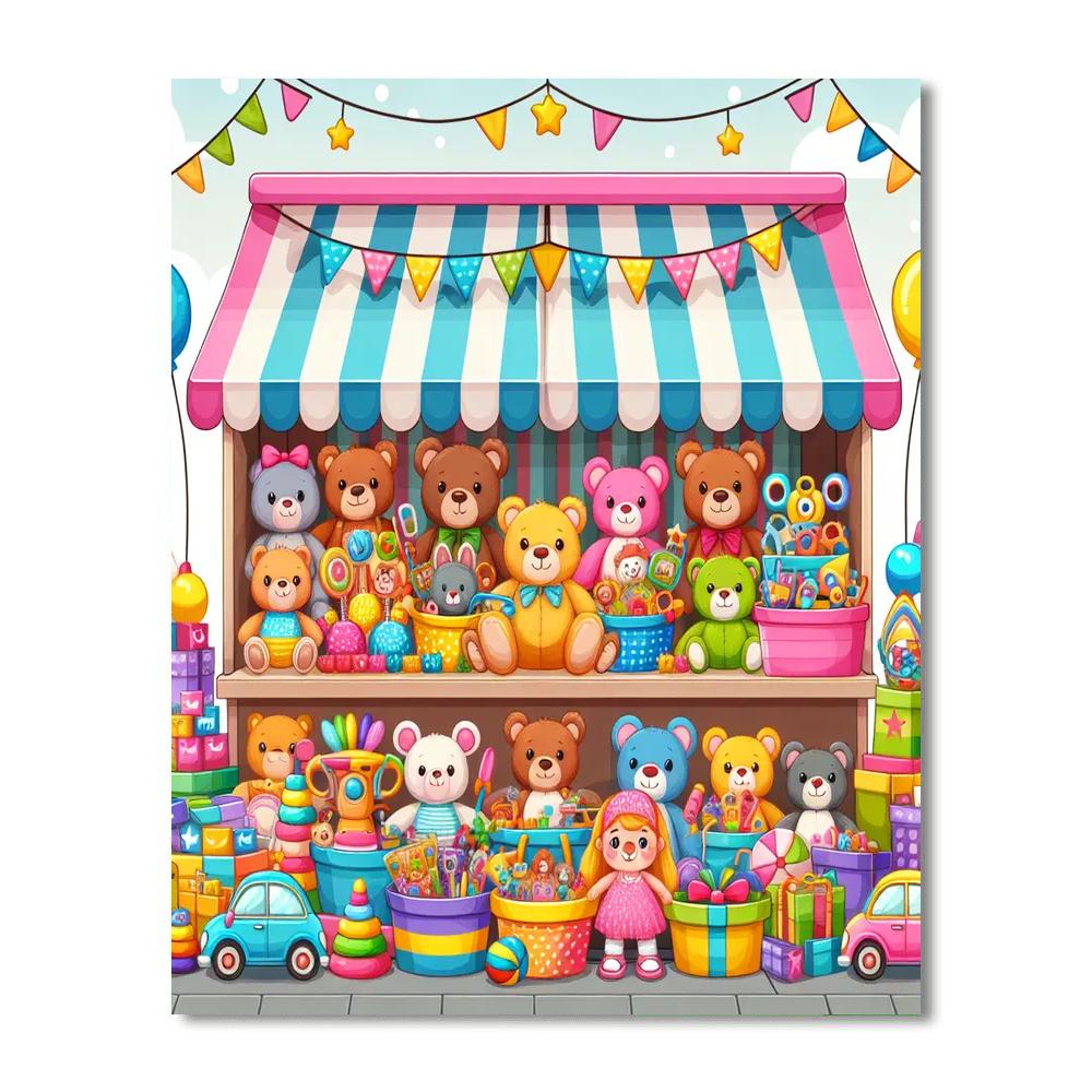 The Magical Toy Shop DIY Paint By Numbers