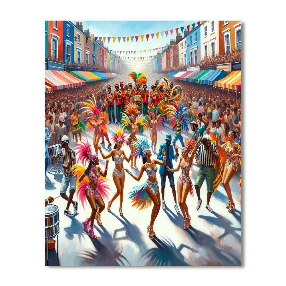 The Notting Hill Carnival - London, Uk Paint By Numbers