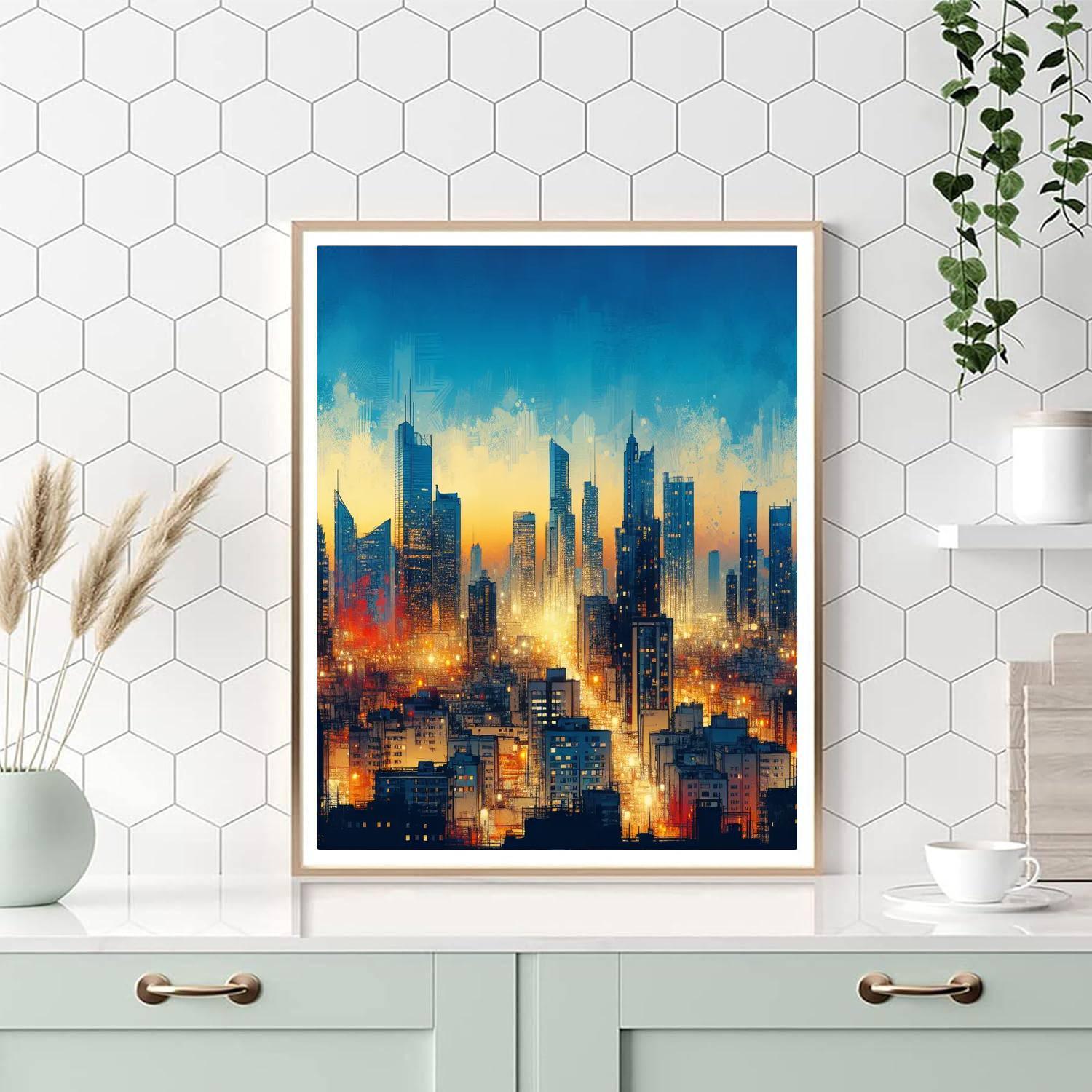 Radiant City Life Paint By Number