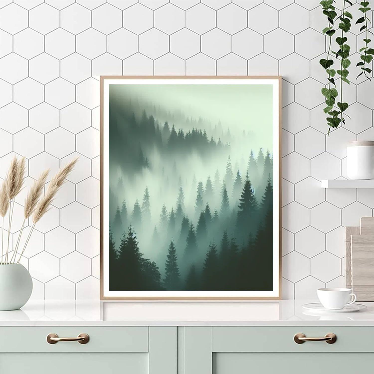 Enigmatic Forest Mist Paint By Numbers Kits