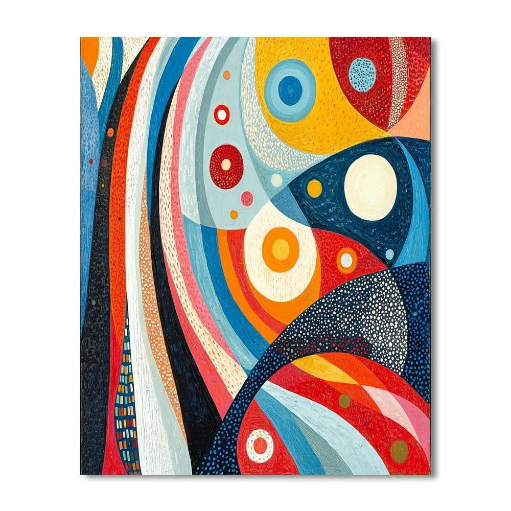 Paul Klee Inspired Melody Of Whimsy  Painting By Numbers Kit