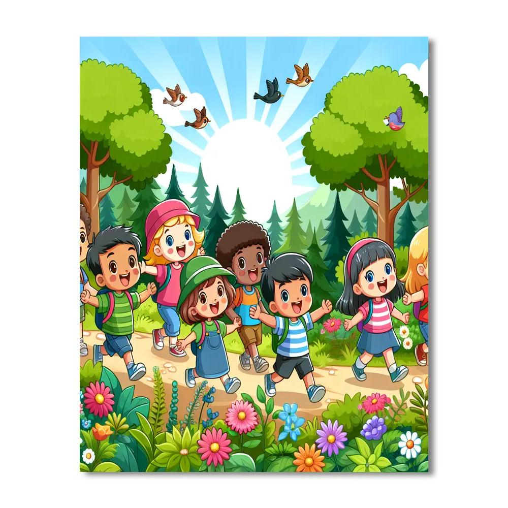 Exciting Outdoor Adventures Numbered Painting Kits