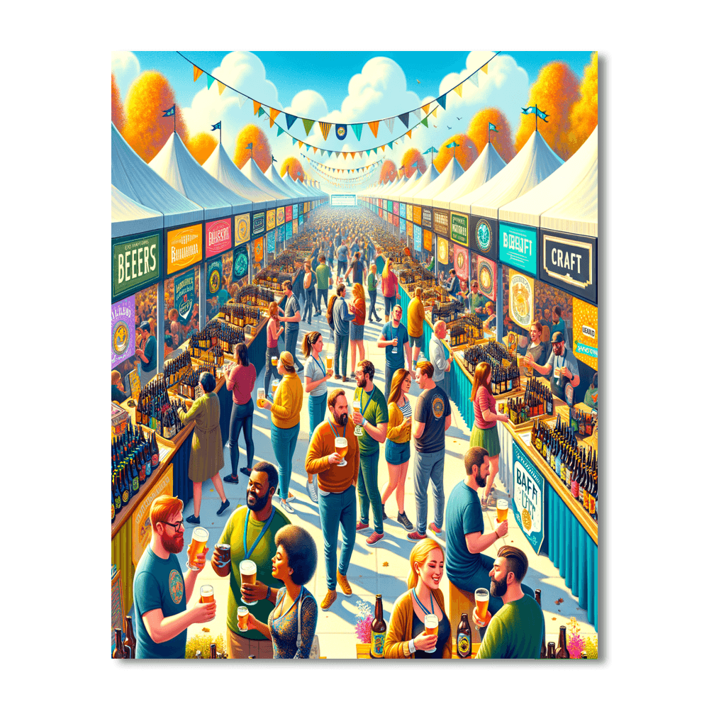 The Great American Beer Festival Number Painting