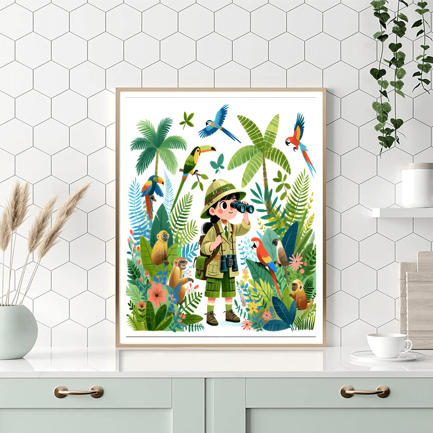 Little Explorer's Jungle Painting Number Kit