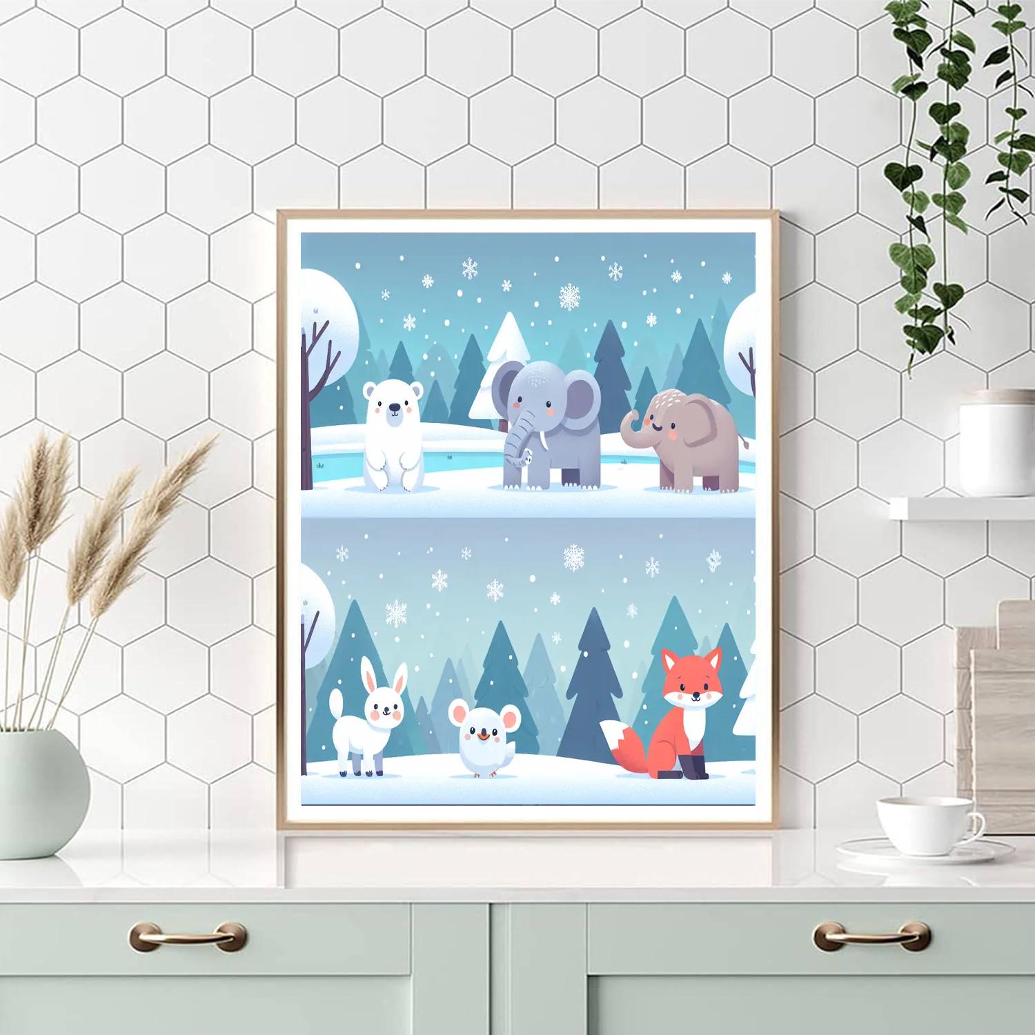 Winter Wonderland Wishes Painting By Numbers Kit