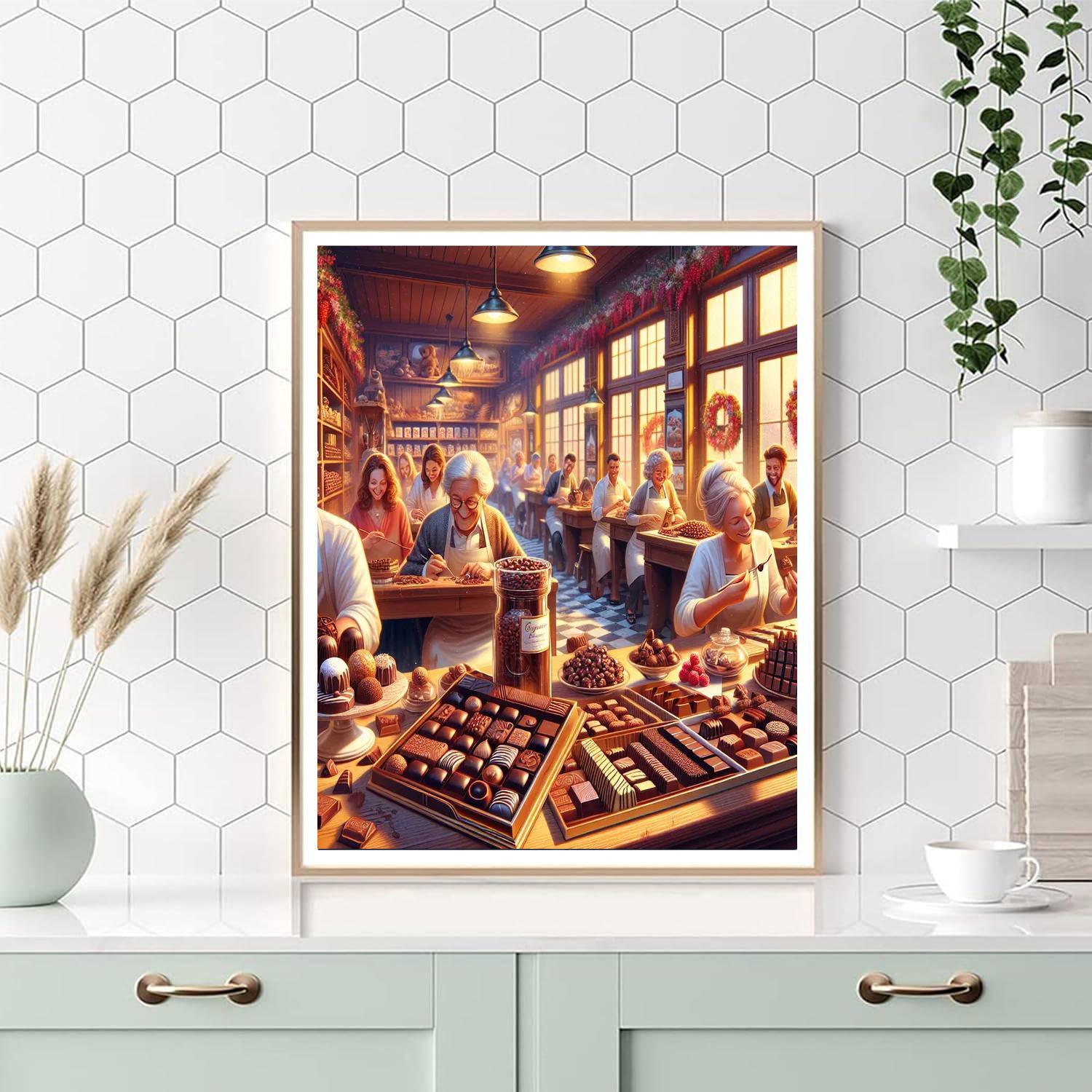 World Chocolate Day - Switzerland Numbered Painting Kits