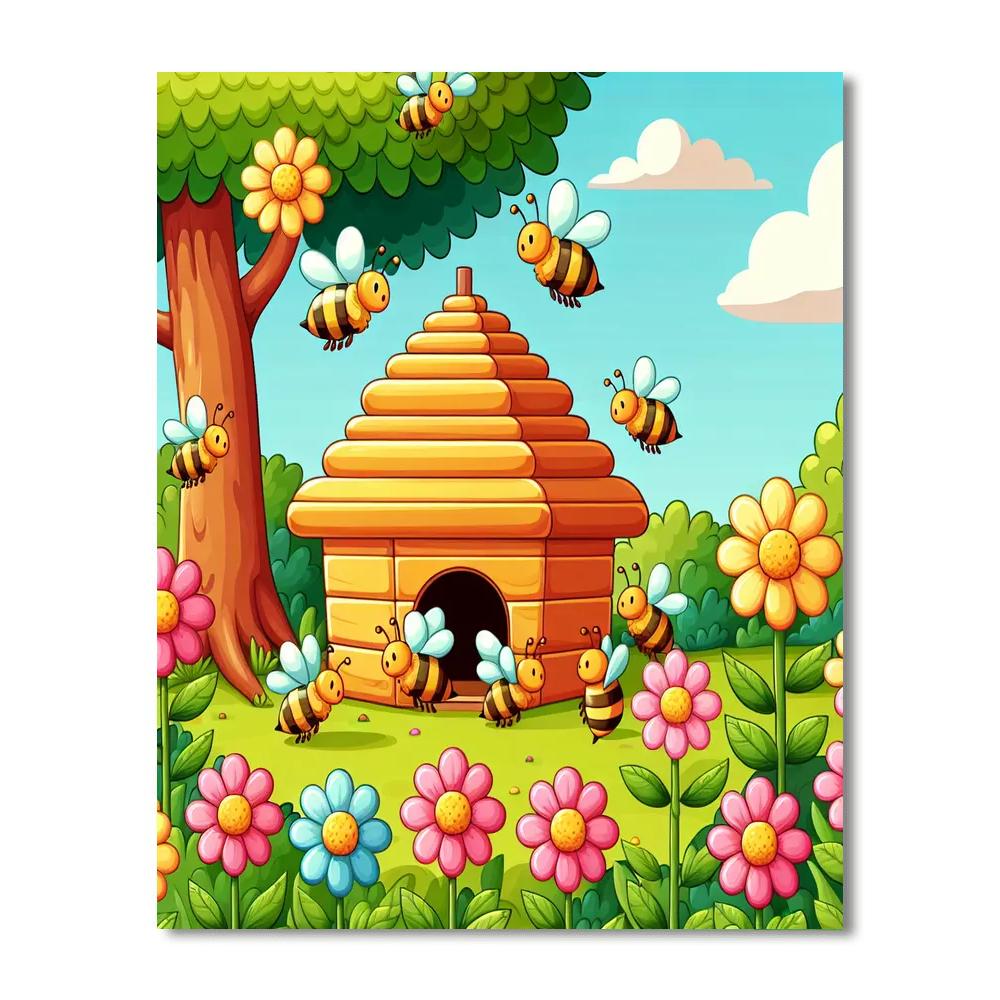 Busy Beehive Community DIY Paint By Numbers