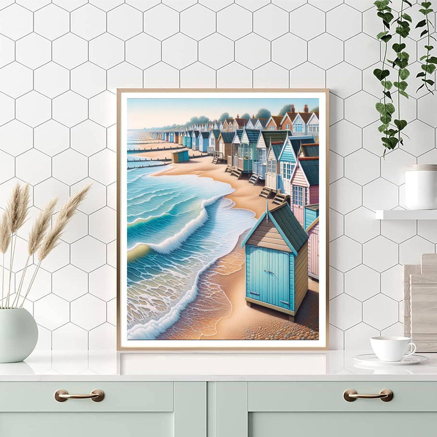 Vintage Coastal Retreat DIY Paint By Numbers