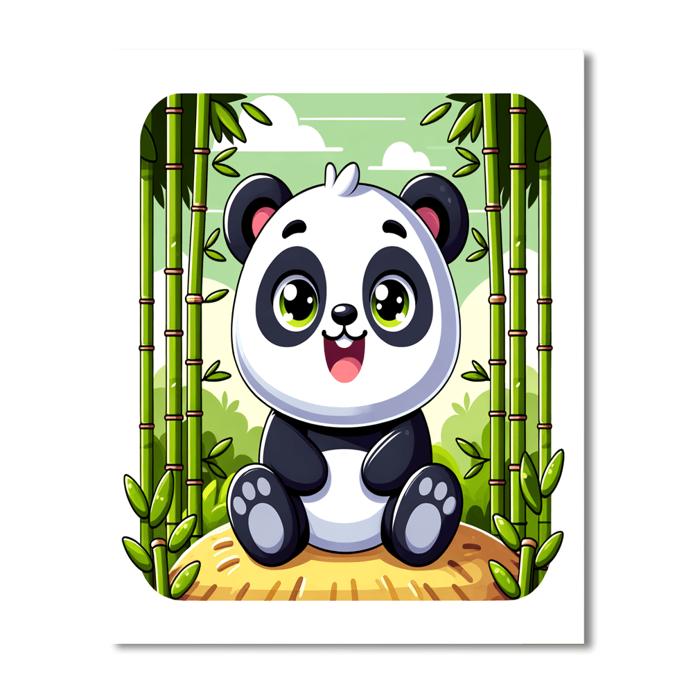 Happy Panda Adventure Paint By Color