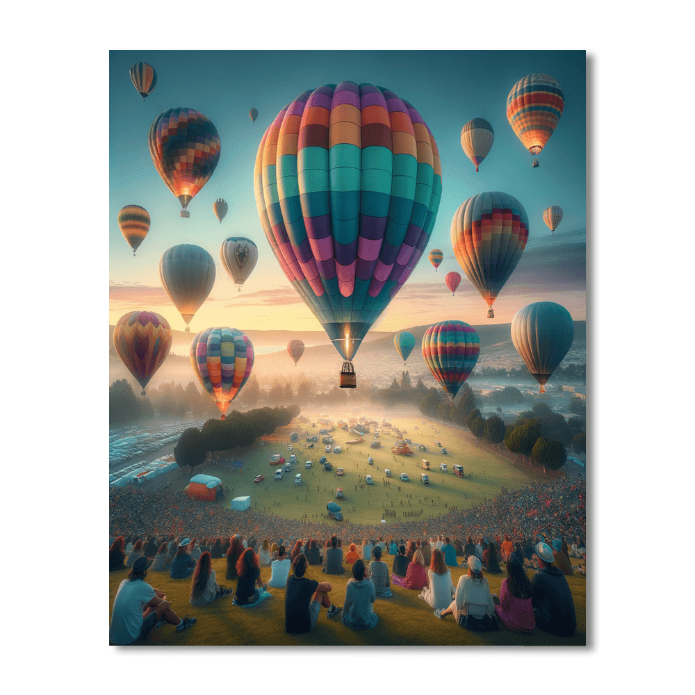 Bristol Balloon Fiesta - Uk Paint By Number