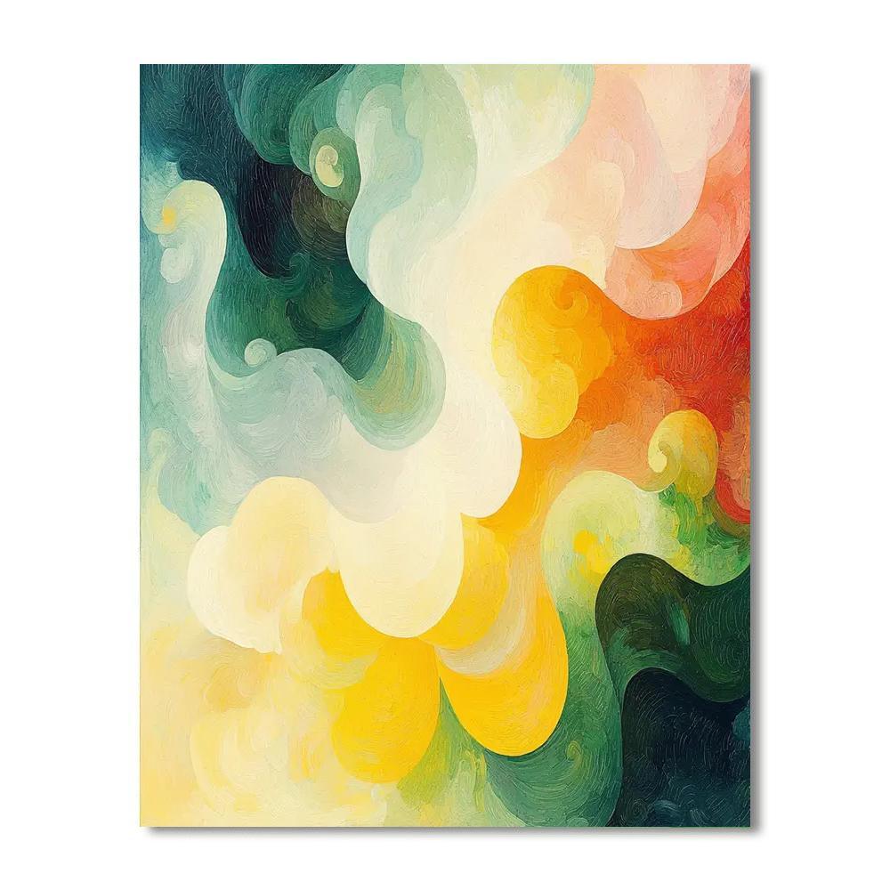 Paul Cézanne Inspired Radiant Stillness  DIY Paint By Numbers