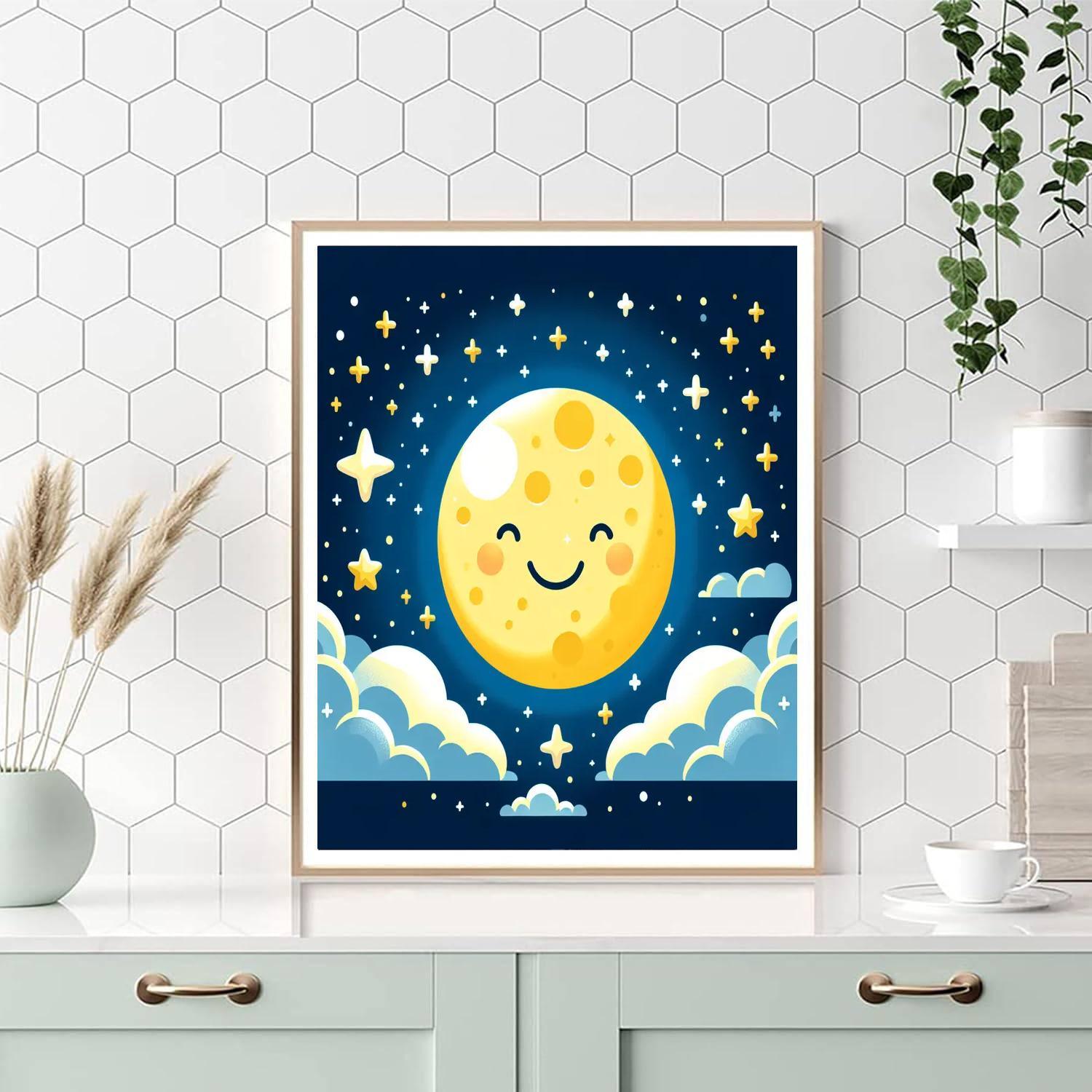 Magic Moonlight Paint By Numbers Art