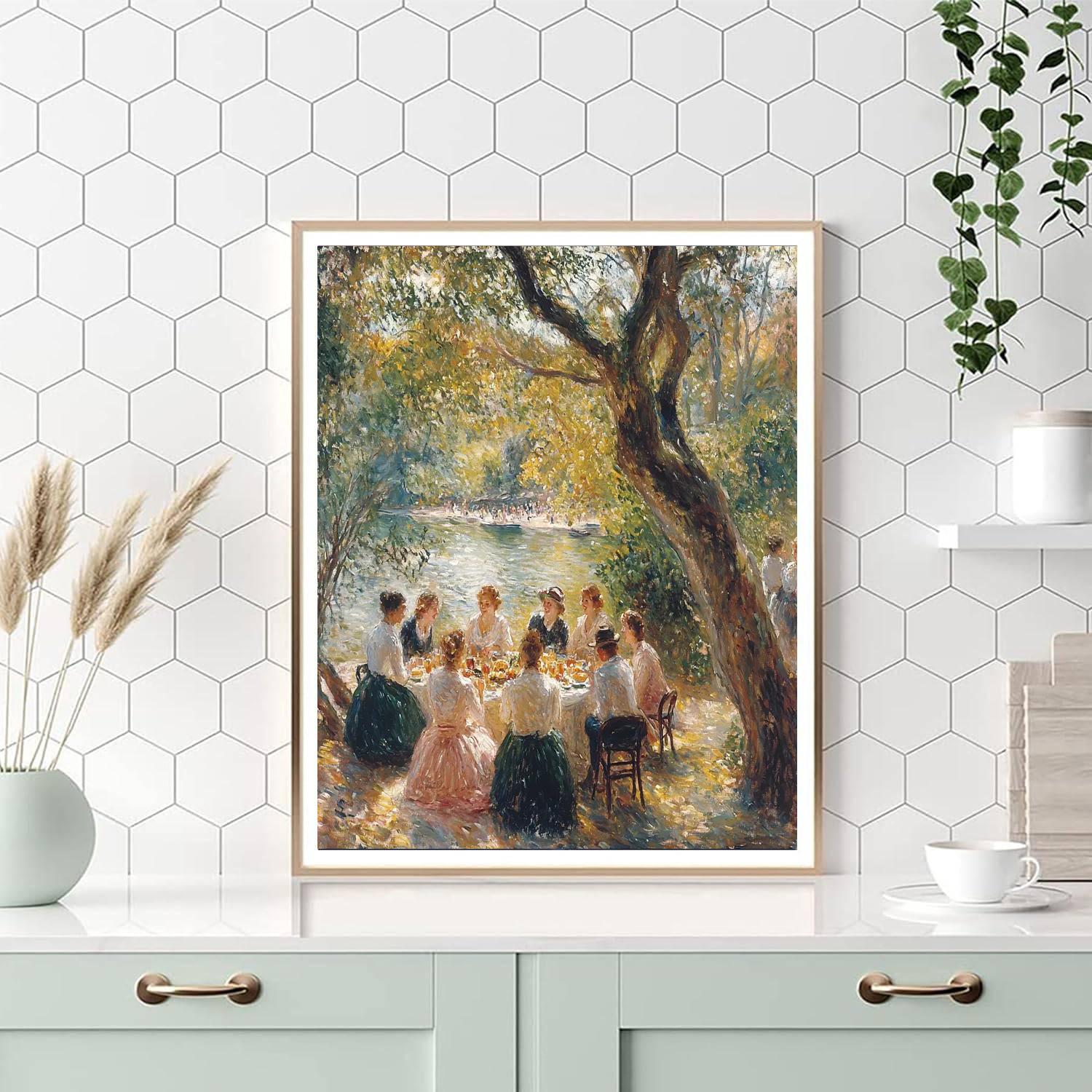 Pierre-Auguste Renoir Inspired Timeless Friends  Paint By Numbers