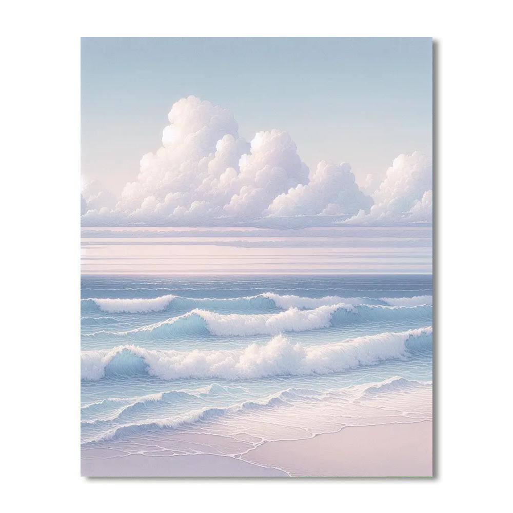 Soothing Ocean Horizon Numbered Painting Kits