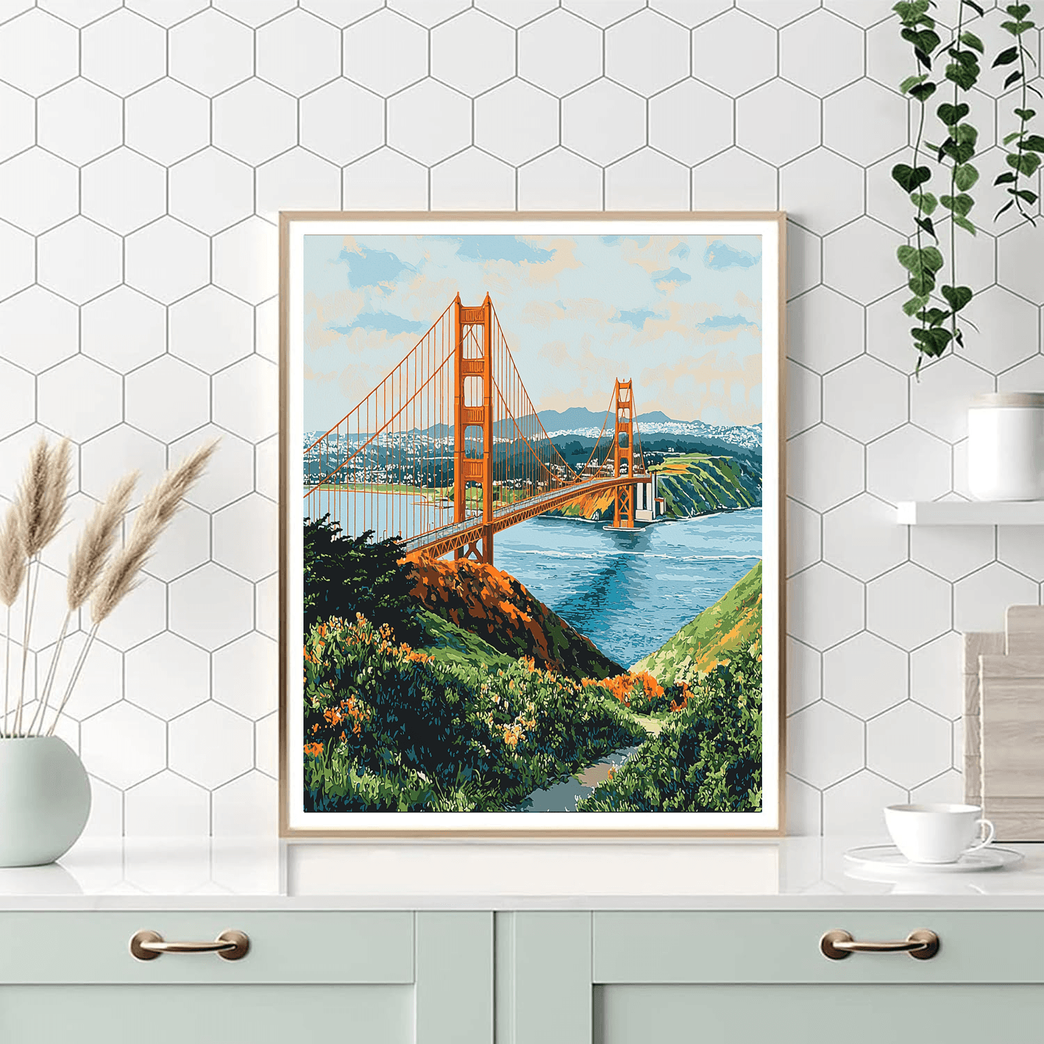The Golden Gate Bridge Paint By Numbers