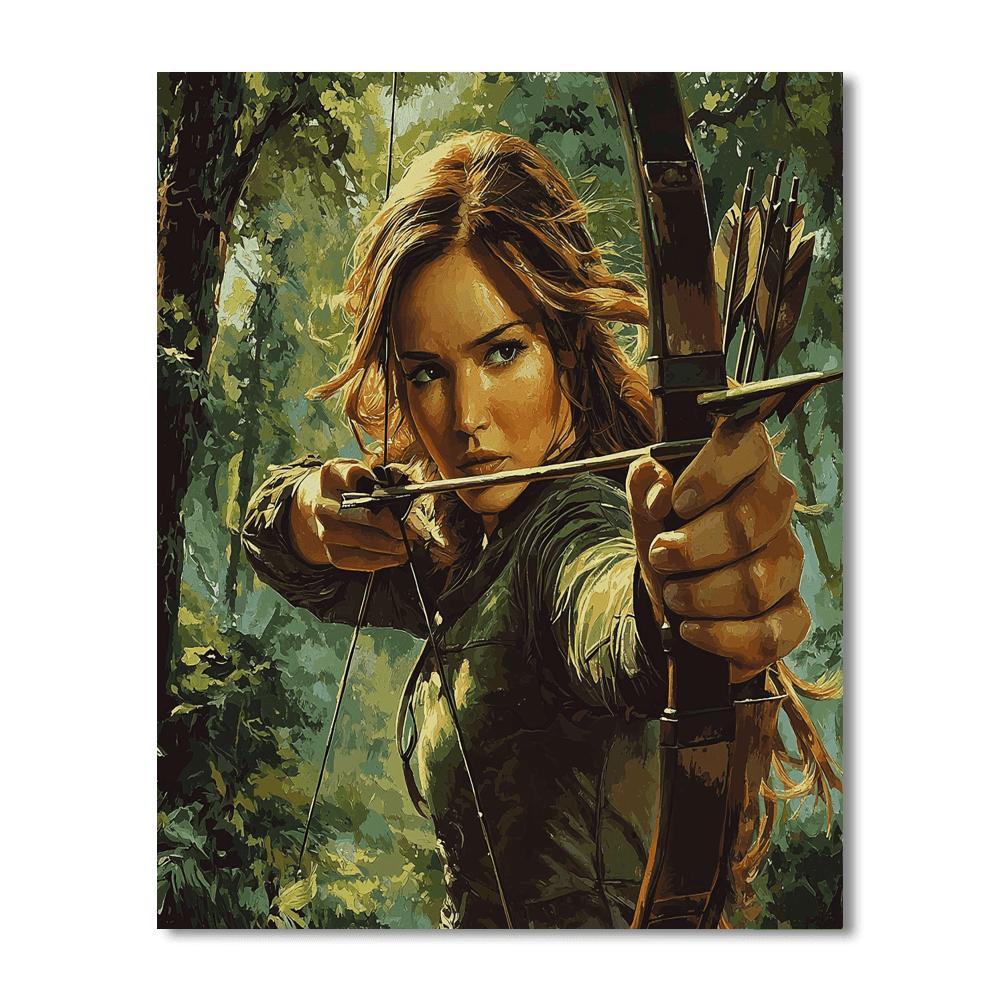 Jennifer Lawrence: Hunger Games To Silver Linings Paint By Number