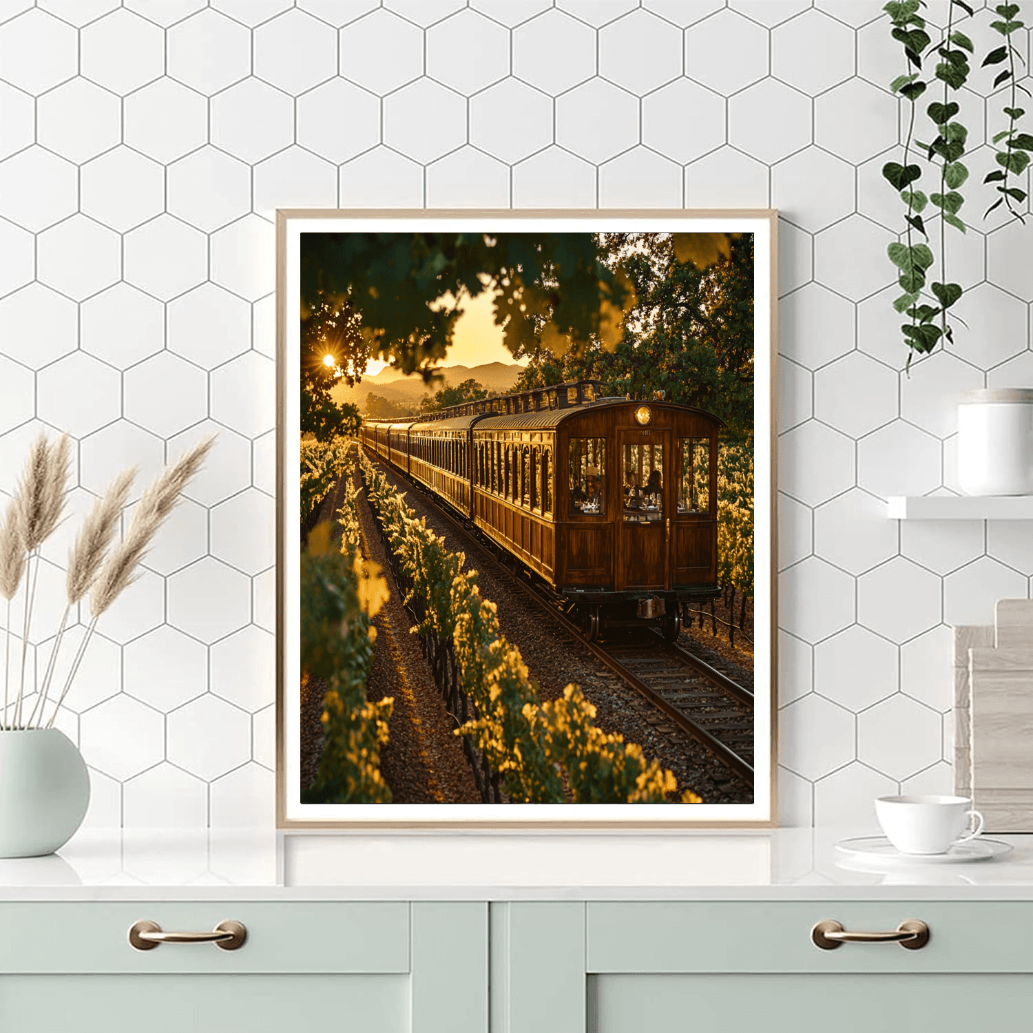 Napa Valley Wine Train - Usa Number Painting