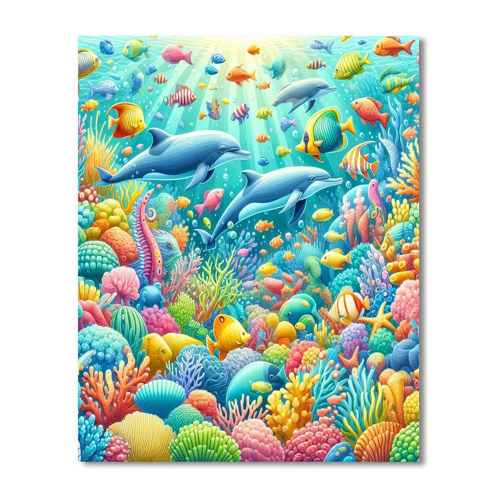 Mystical Underwater Paradise Paint By Numbers