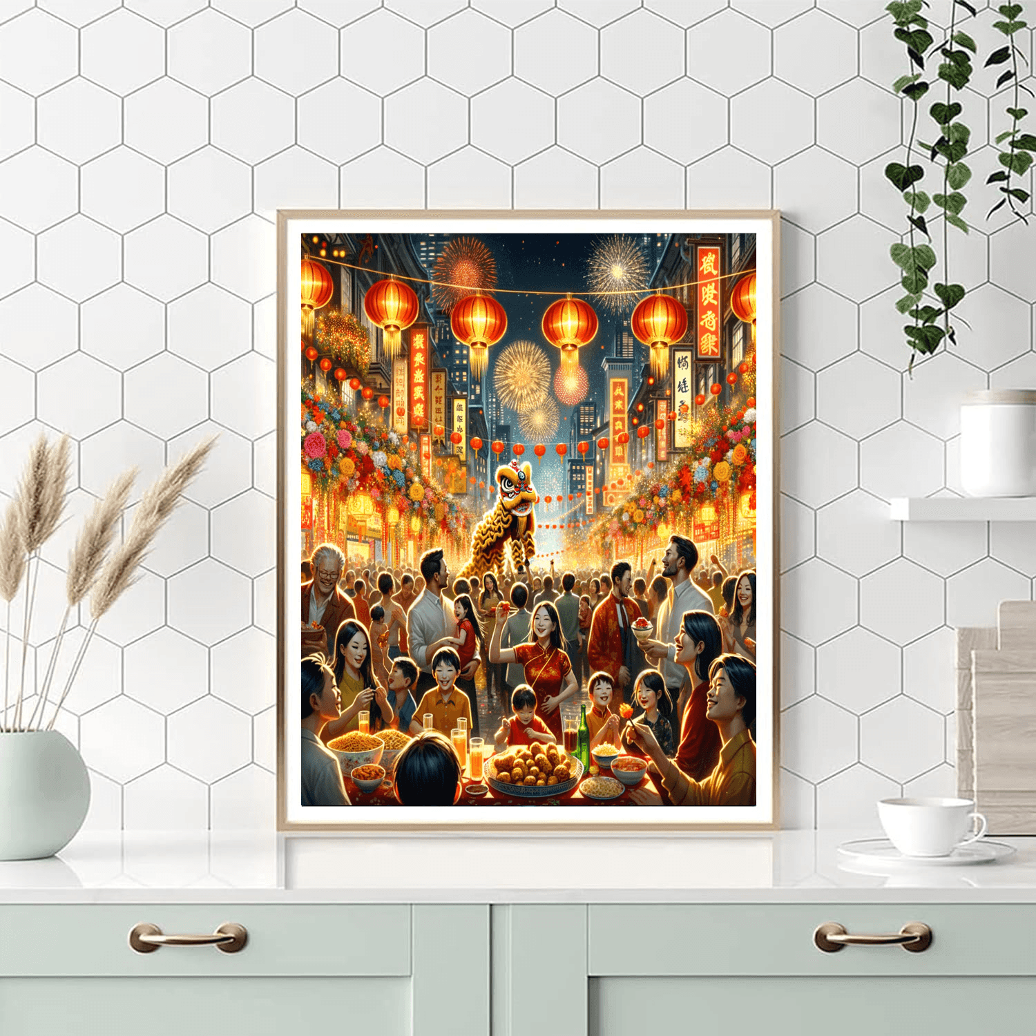 Chinese New Year - China Painting By Numbers Kit