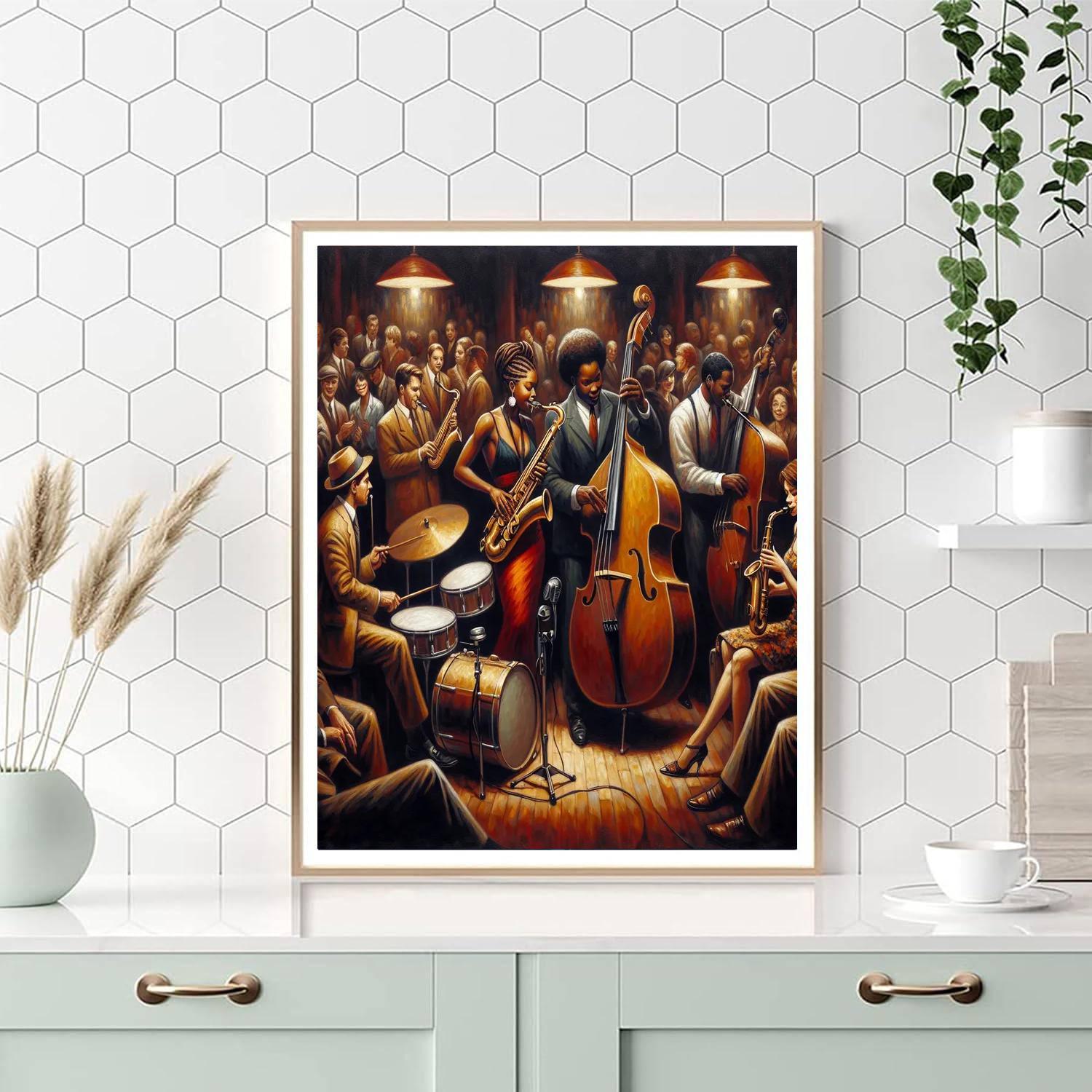 Dynamic Jazz Lounge Paint By Color