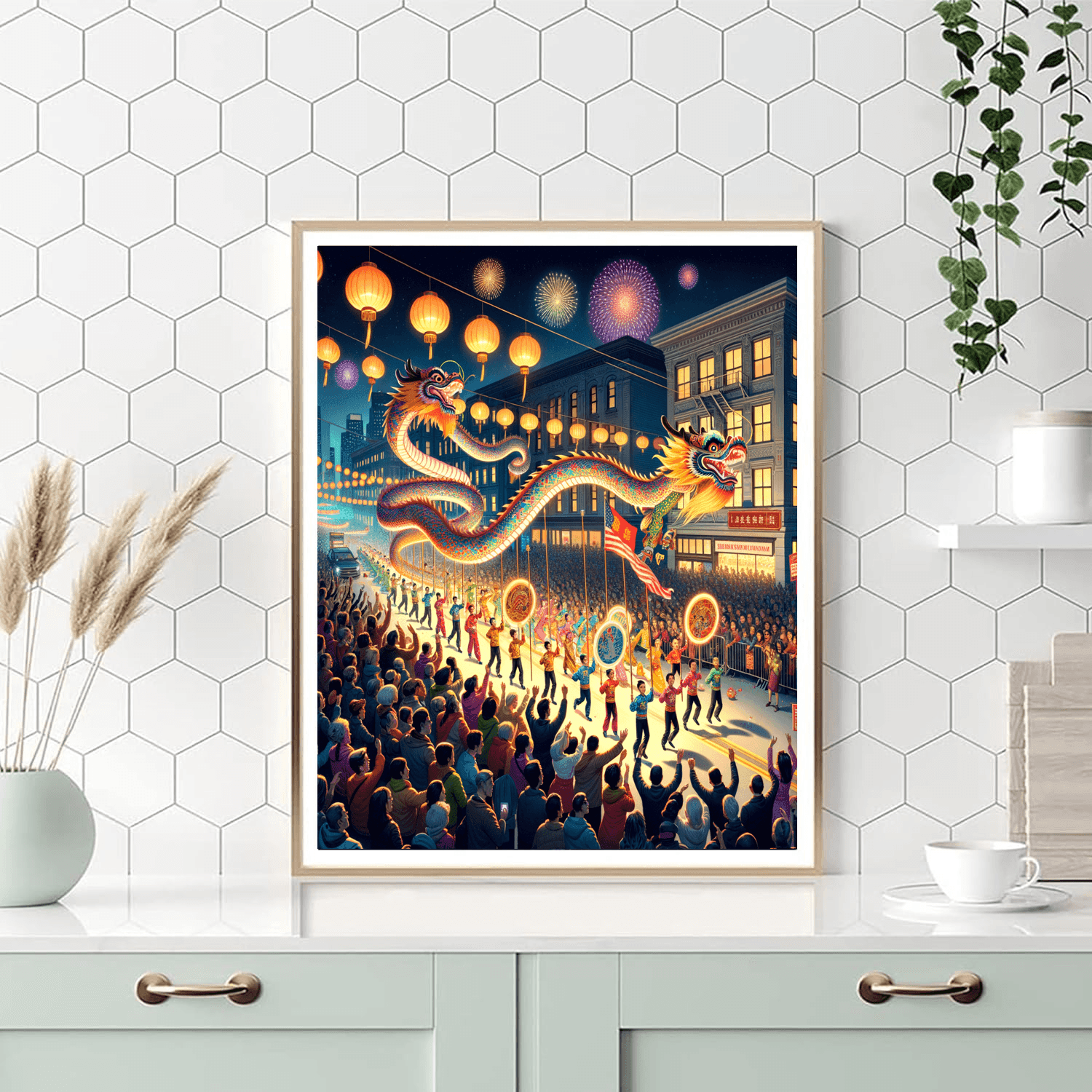 Chinese New Year Parade - Usa Paint By Number