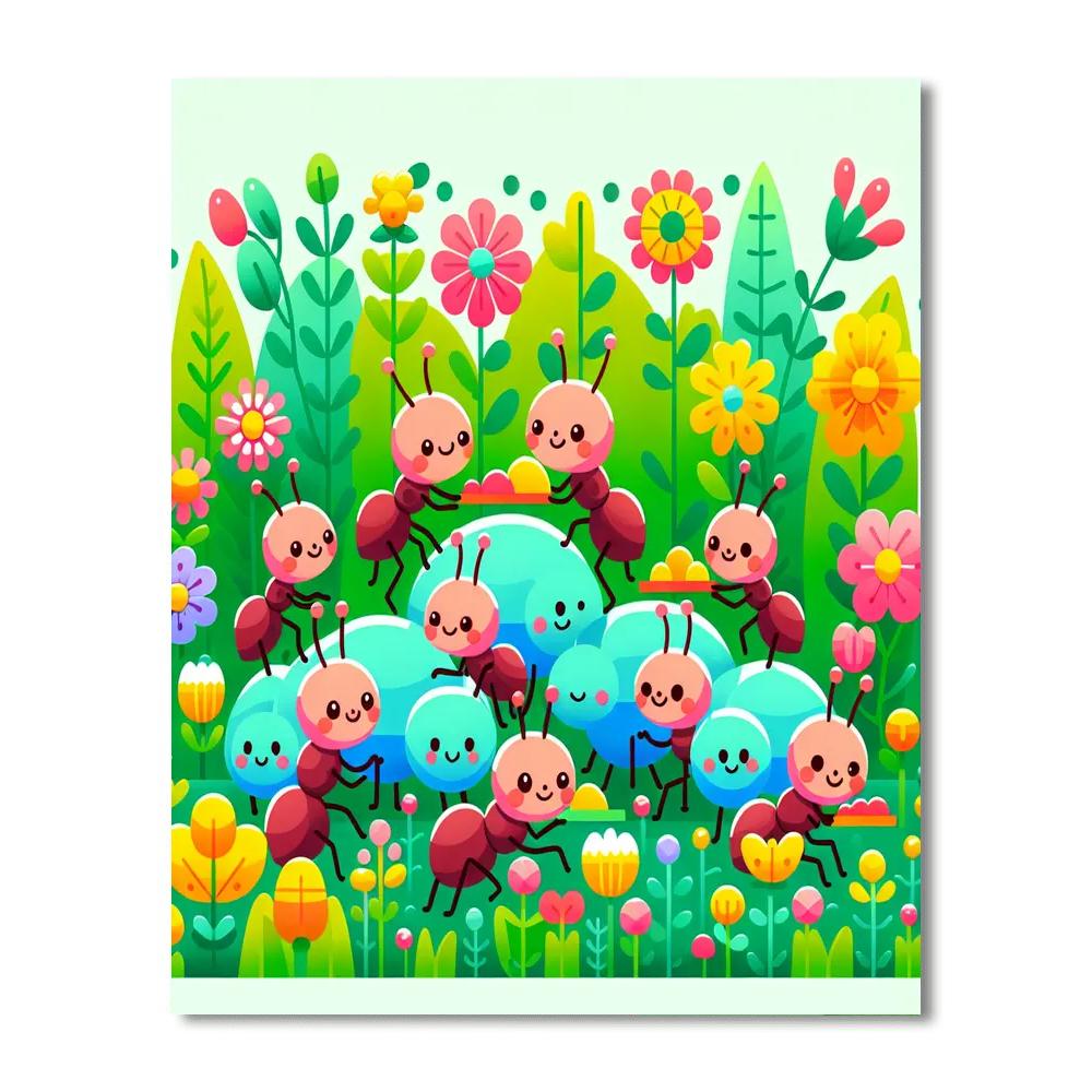 Busy Little Ants Numbered Painting Kits