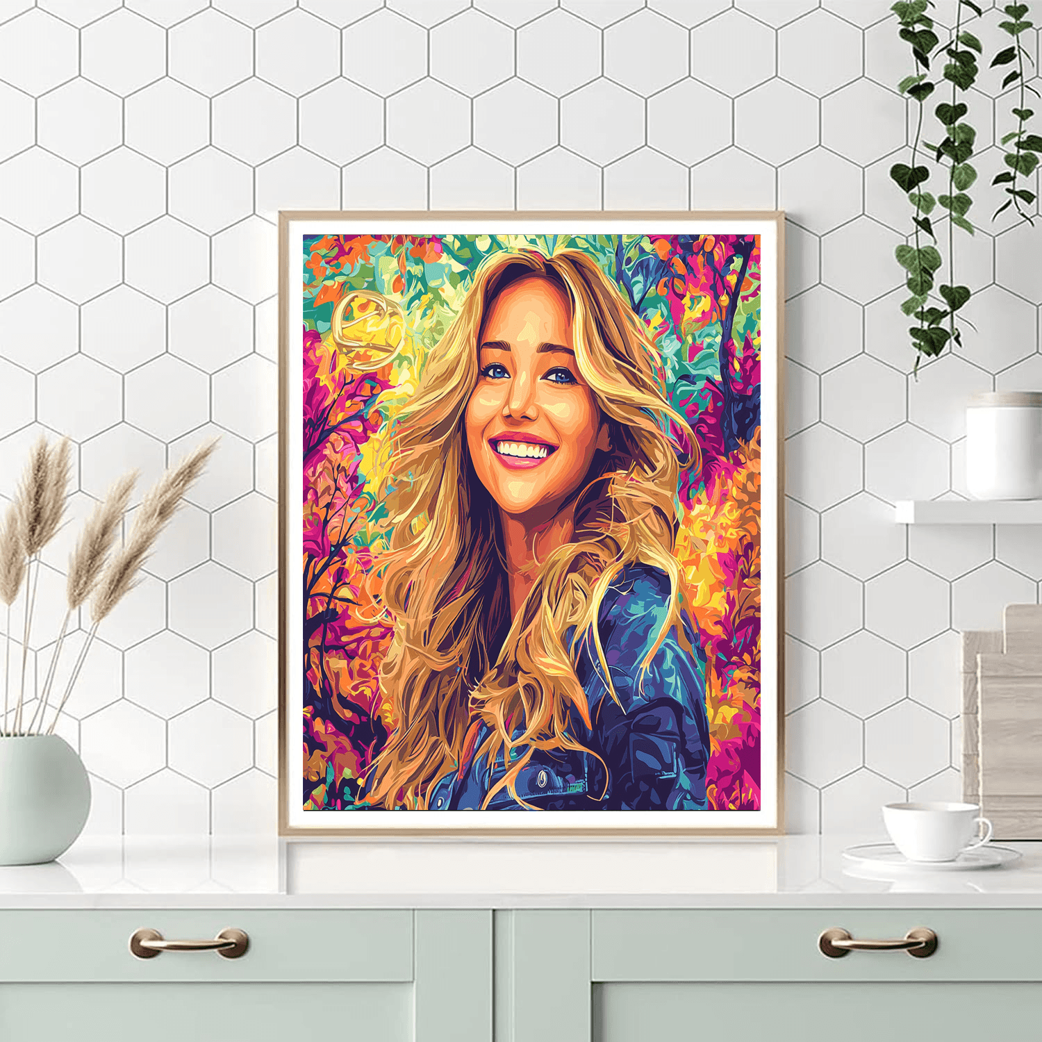 Jennifer Lawrence: A Firebrand Of Hollywood's New Era Painting Number Kit