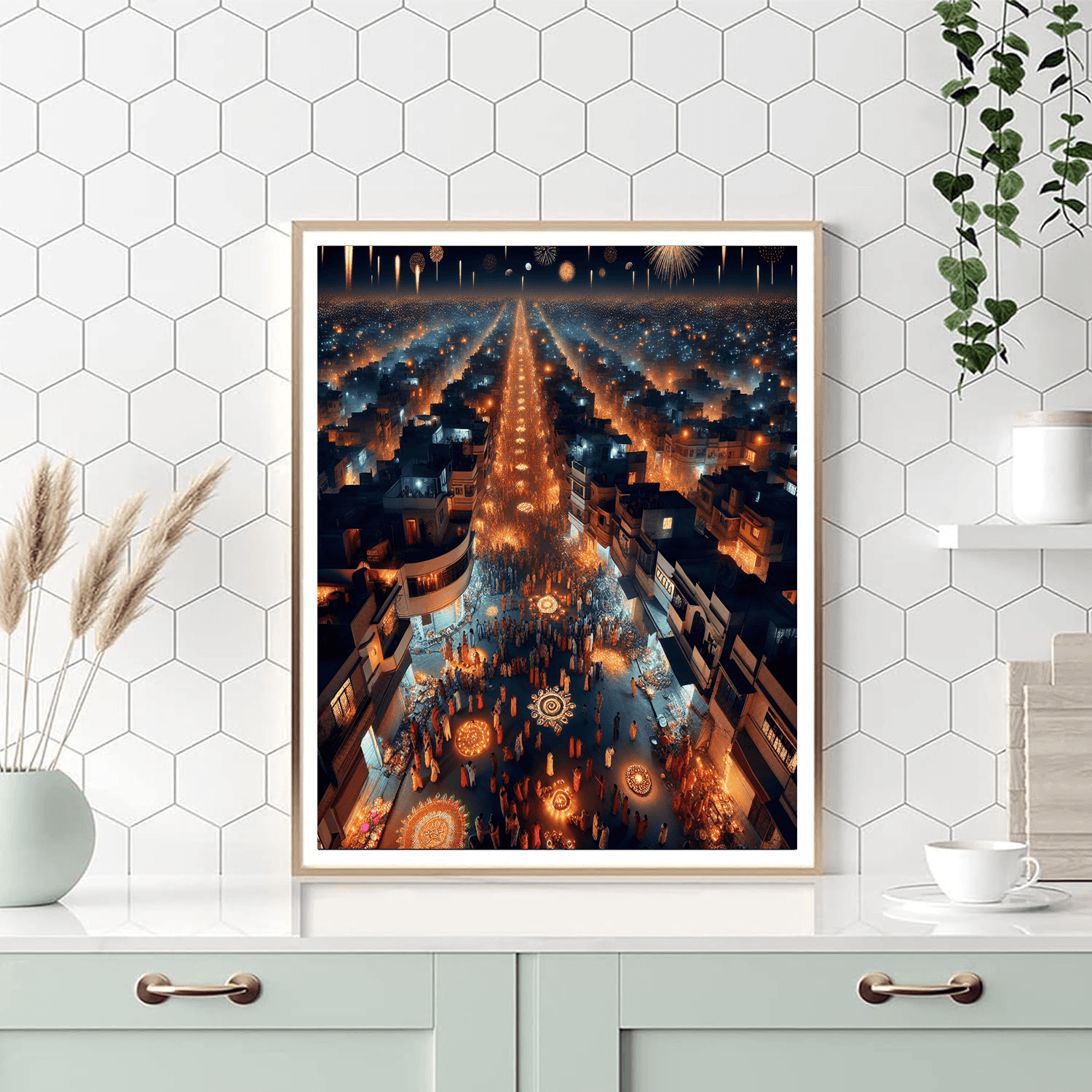 Diwali Festival Of Lights - Various Locations In India Paint By Numbers Art