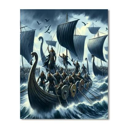 Viking Seafarers Paint By Number