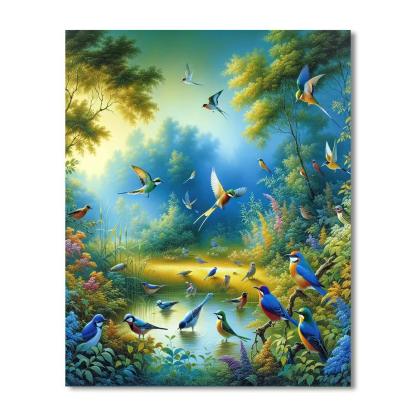Birdsong Harmony Paint By Numbers Kits