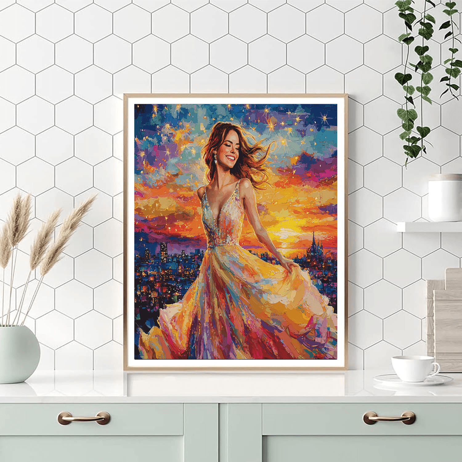 Emma Stone: The Dazzling Star Of La La Land Paint By Numbers