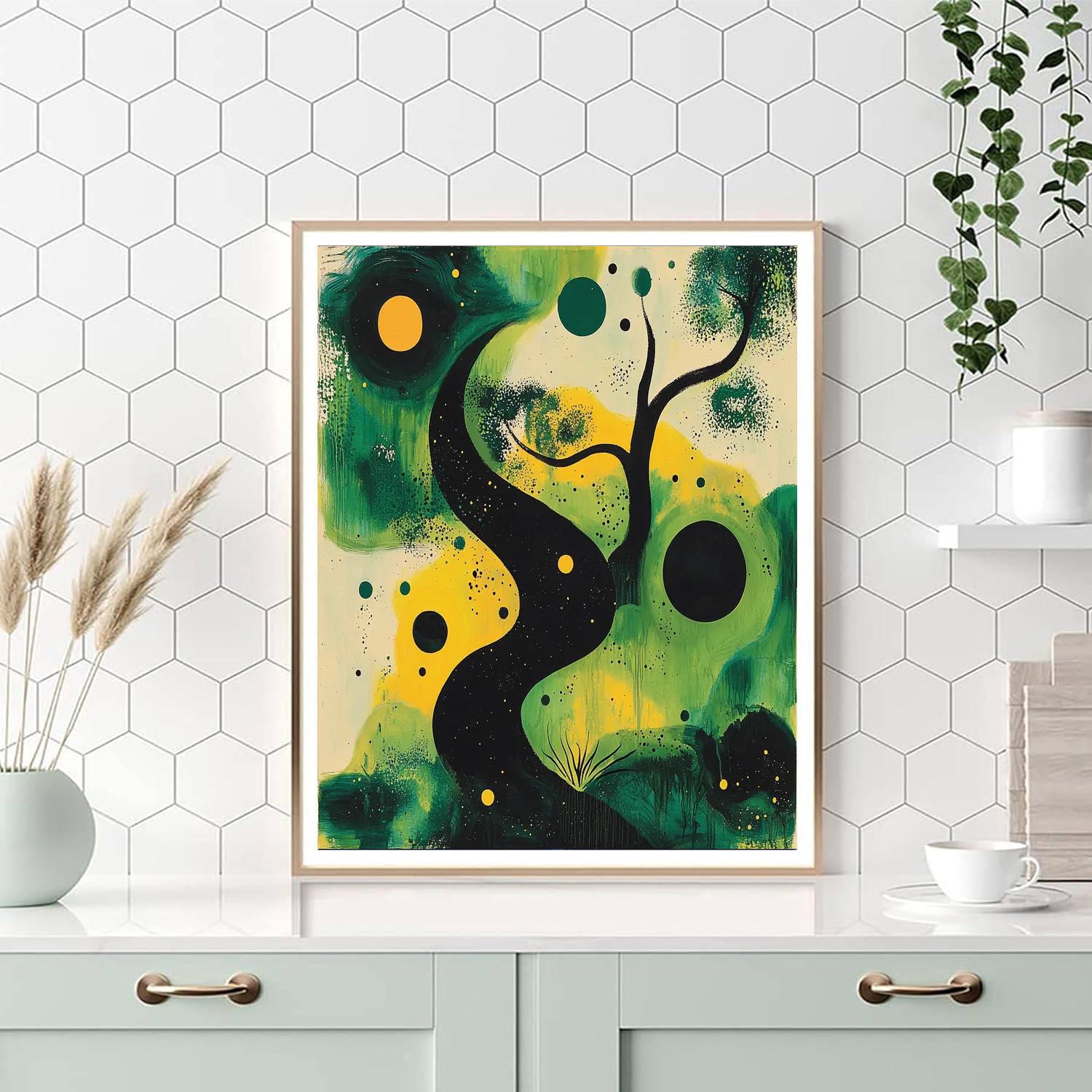 Joan Miró Inspired Organic Impressions  Paint By Color