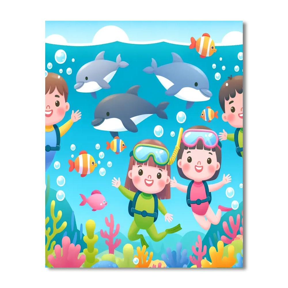 Creative Ocean Explorers Numbered Painting Kits