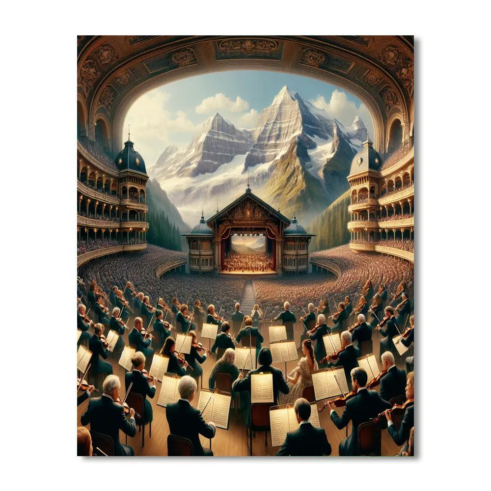 Luzern Festival - Lucerne DIY Paint By Numbers