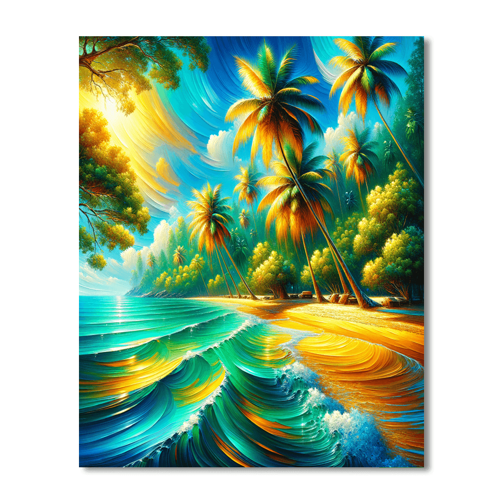 Fantasy Island Getaway Numbered Painting Kits