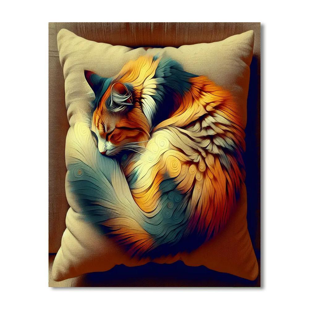 Cat's Cozy Corner DIY Paint By Numbers